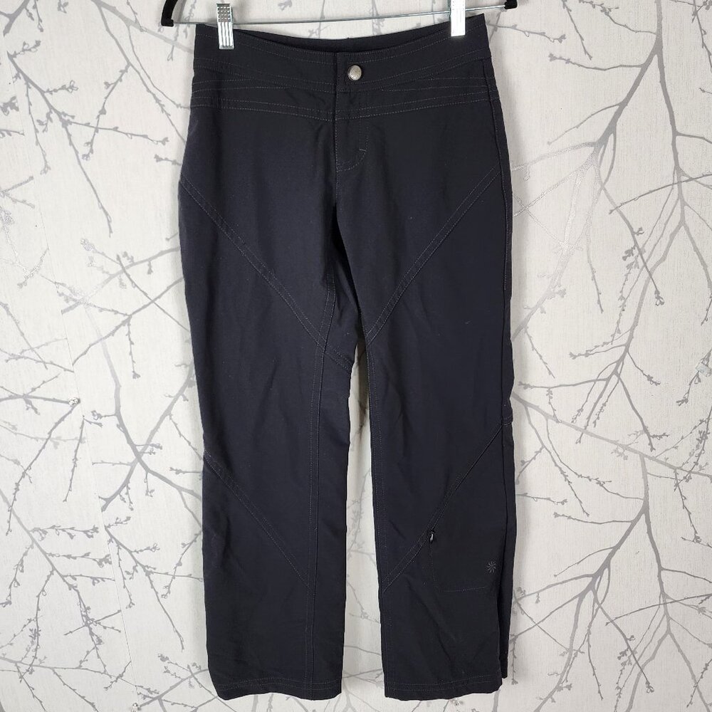 Athleta 45336 Black Low Rise Softshell Hiking Pants